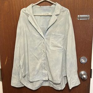 Free People Double Button Long Sleeve